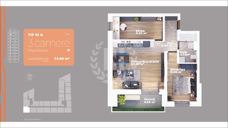 Titan, metrou, apartament 3 camere, preturi promo.